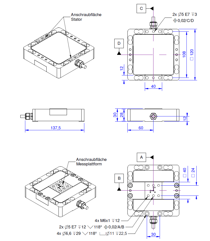 K3D120   三分量传感器