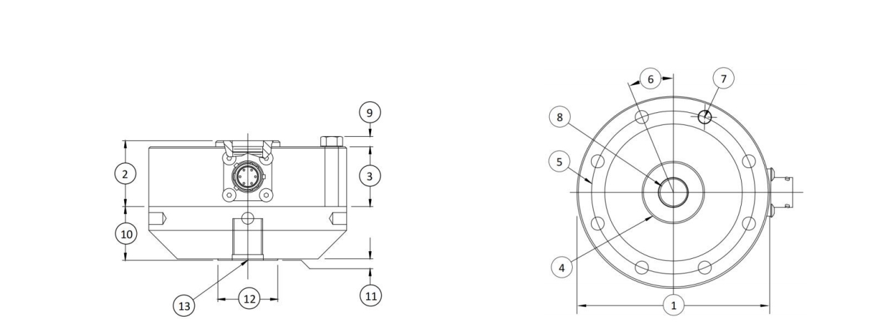 H1000疲劳级小量程轮辐式力传感器
