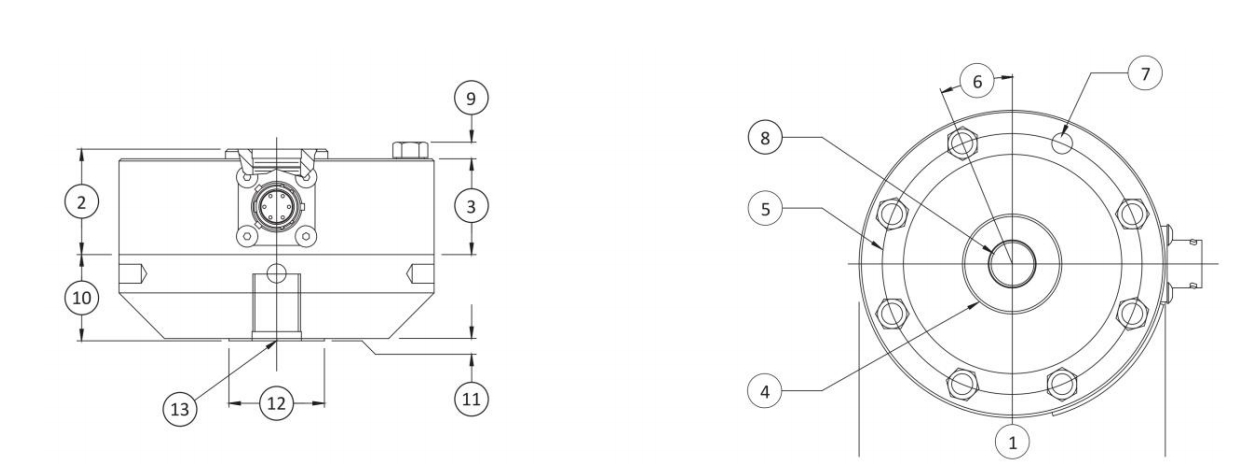 H1100高精度轮辐式力传感器